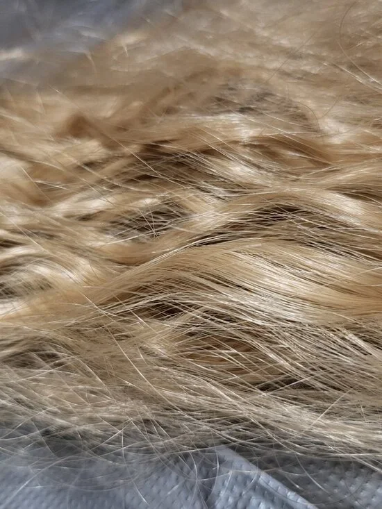 NEW BLONDE CLIP IN HAIR EXTENSIONS LENGTH 22" - Picture 2 of 4